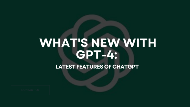 What's New with GPT-4: Latest Features of ChatGPT title image with OpenAI logo in the back